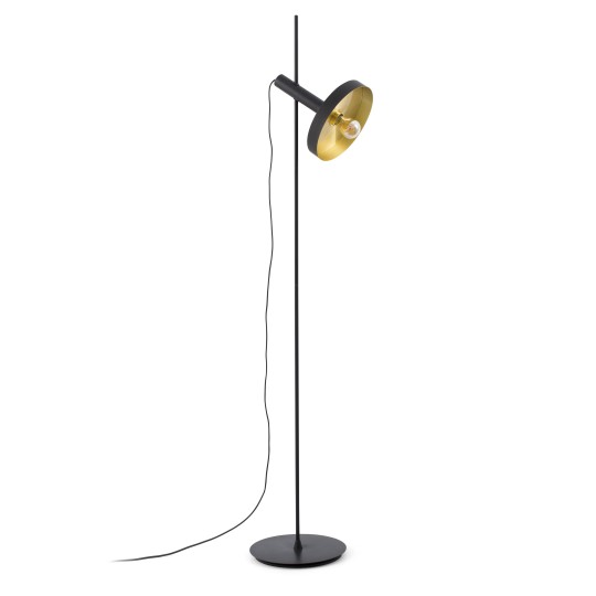 Lampara de pie Whizz negro+oro Faro